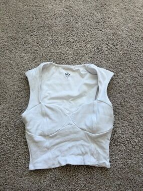 Alo cropped sports bra top